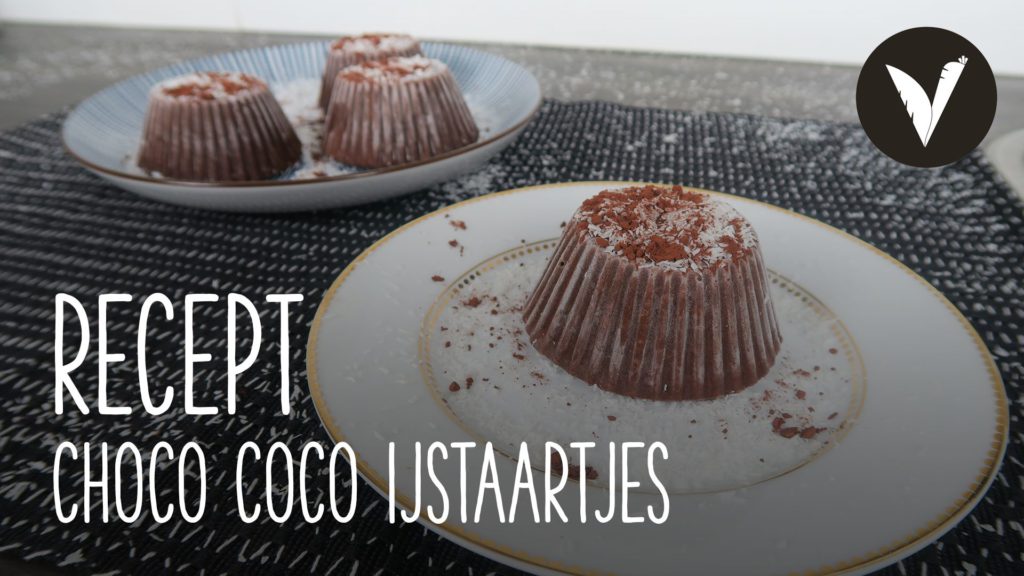 Video Vegan ijstaartjes met chocolade en kokos