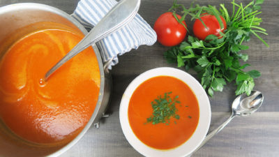 Paprika-tomatensoep recept