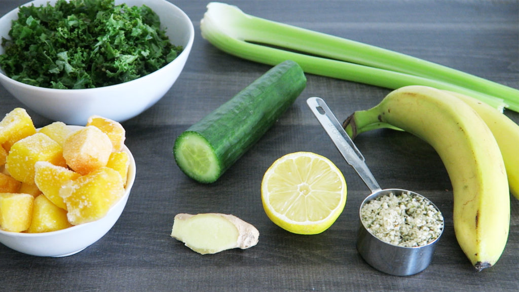 Groene smoothie ingrediënten