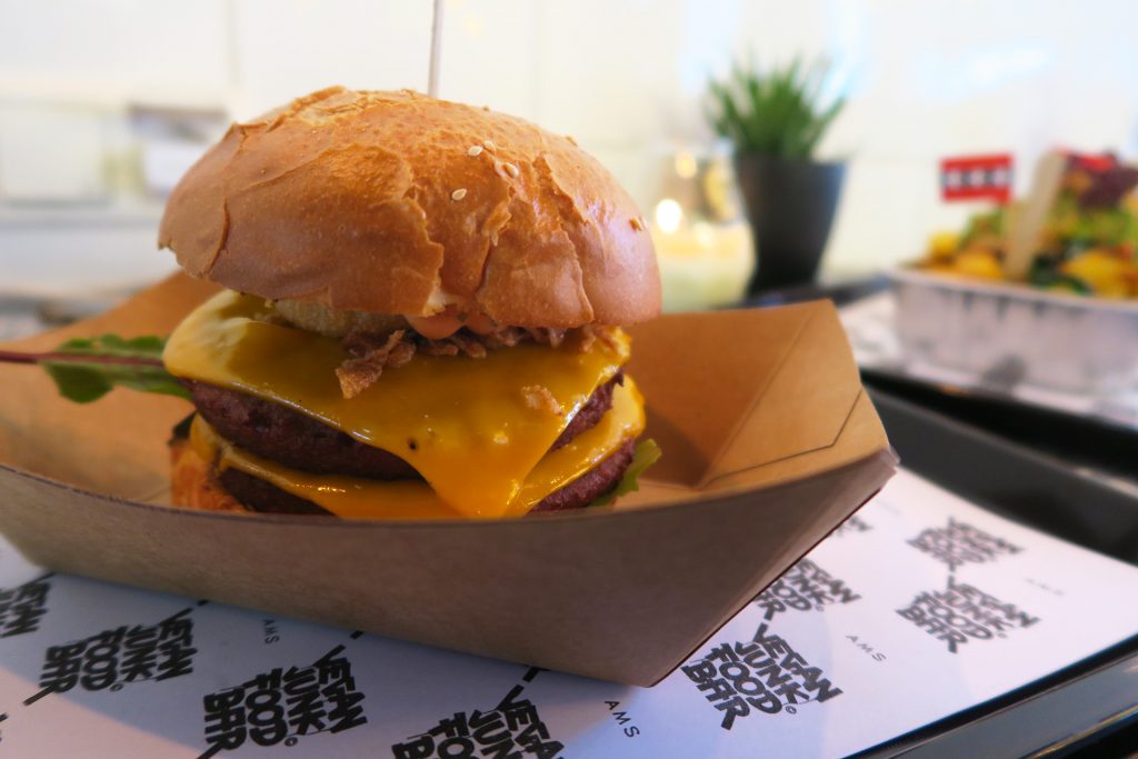 Double cheeseburger Vegan Junk Food Bar
