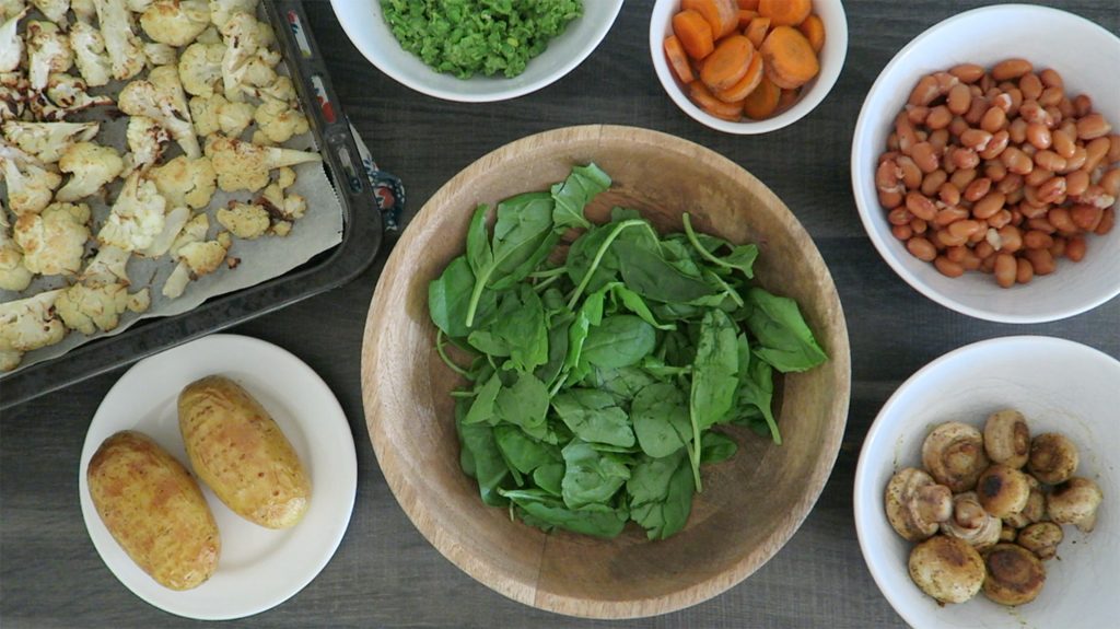 Vegan Hollandse maaltijd bowl