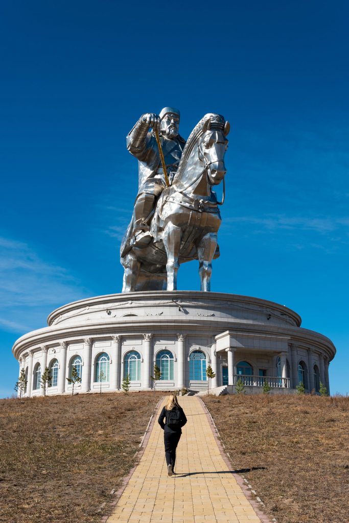 Genghis Kahn Standbeeld Mongolië