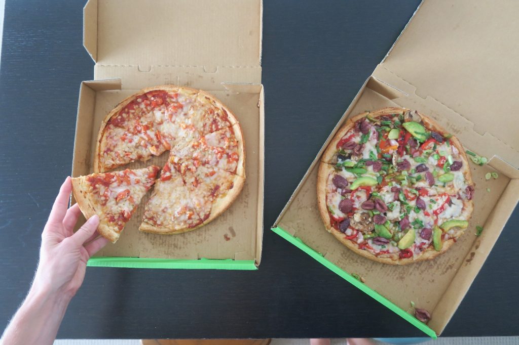 vegan in Sydney (Domino's Pizza)