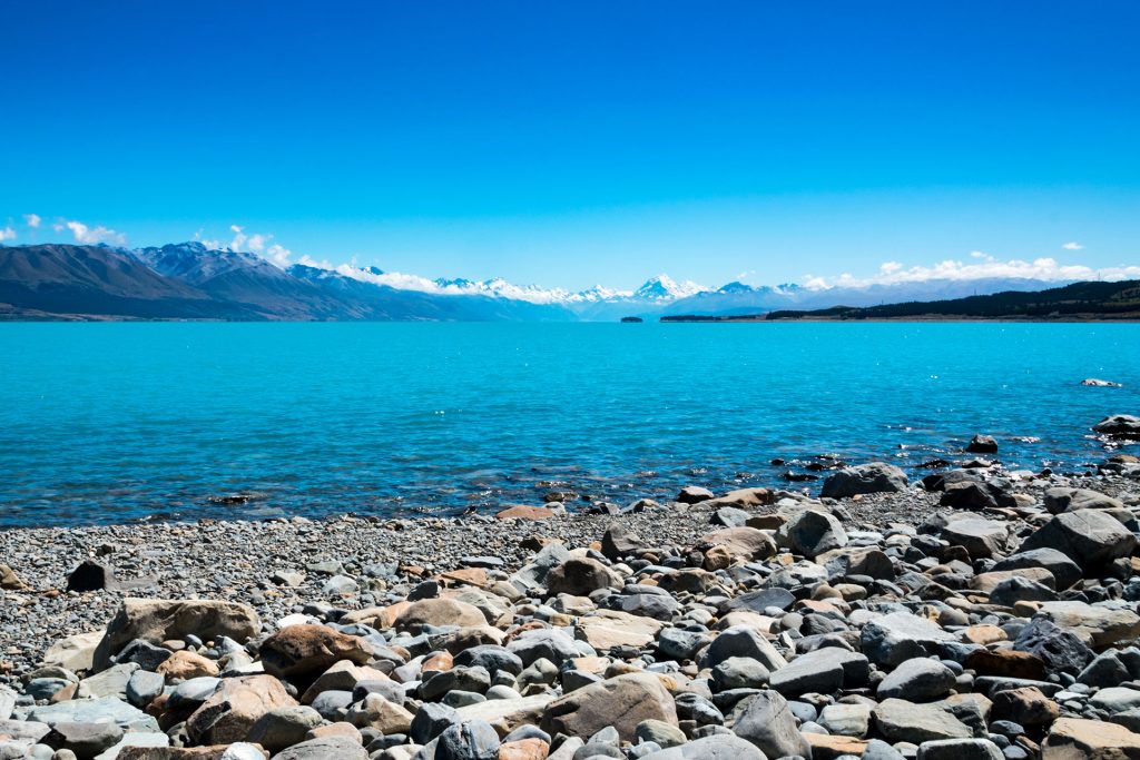 Water Lake Pukaki Nieuw Zeeland