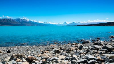 Water Lake Pukaki Nieuw Zeeland