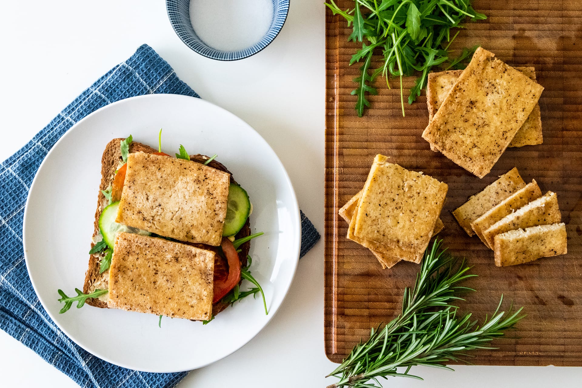 Tofu bakken