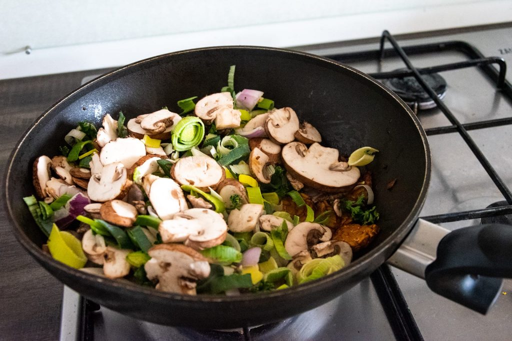 Vegan wok recept
