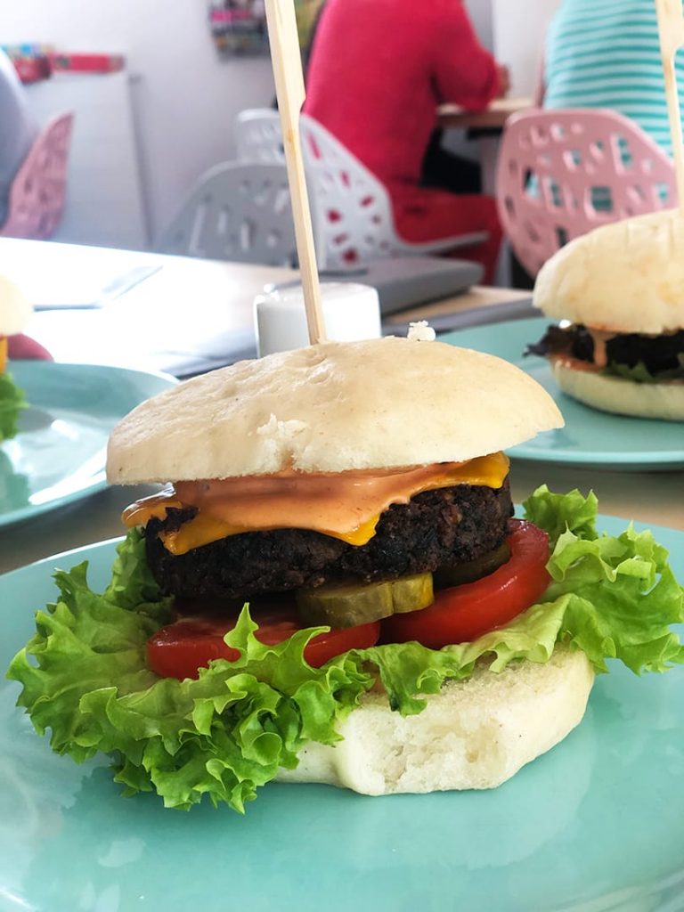 Kleingeluk Heemskerk Spicy Vegan Burger