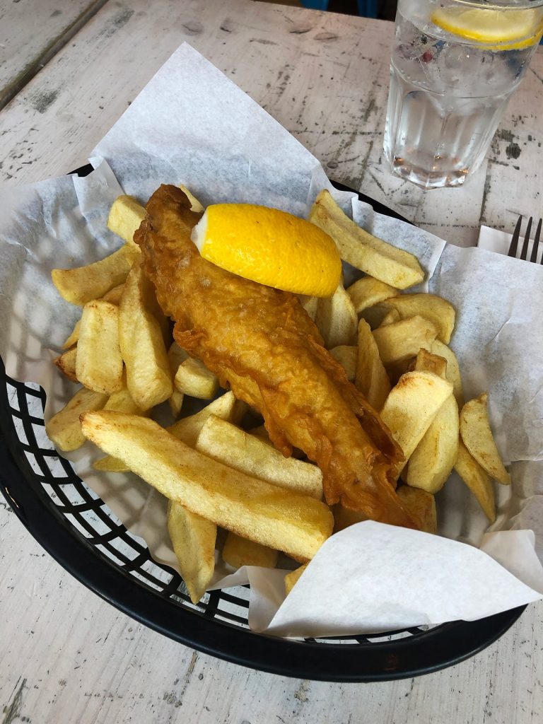Vegan Fish and Chips Londen